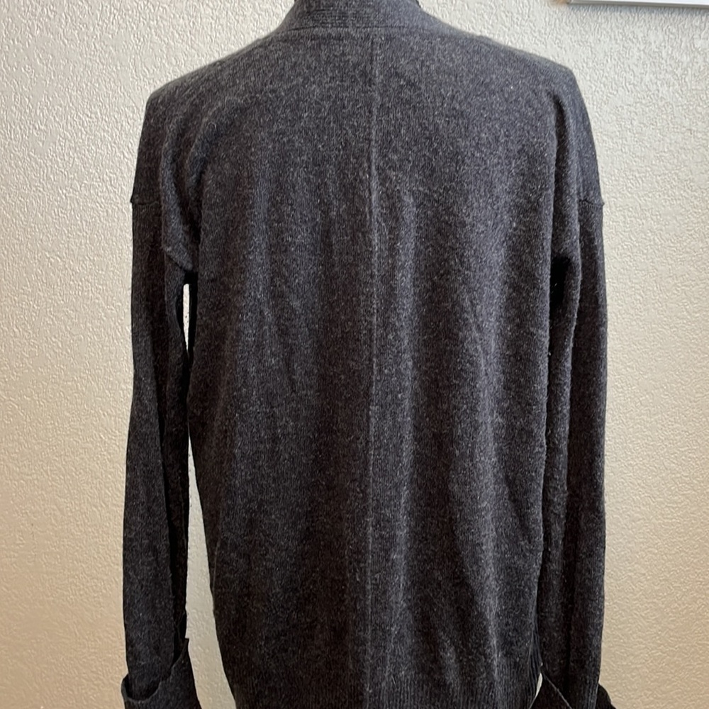 R Label Wool And Cashmere Open Front Cardigan Siz… - image 3